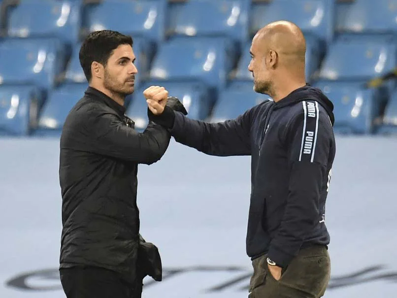 Pep Guardiola vs Mikel Arteta